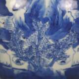 Kleiner Blau-Weiß-Deckeltopf - China, späte Qing-Dynastie, P… - Foto 5