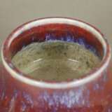 Keramikschale mit Flambé-Glasur - China, runde gebauchte Wan… - Foto 2