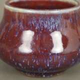 Keramikschale mit Flambé-Glasur - China, runde gebauchte Wan… - Foto 3