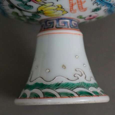 Fußschale - China, ausgehende Qing-Dynastie, Porzellan, mode… - Foto 6