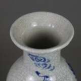 Balustervase - China, krakelierte Glasur des guan-yao-Typus,… - Foto 2