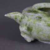 Zierkanne aus Jade - China, Schnitzarbeit aus heller grünlic… - Foto 4