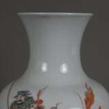 Balustervase - China, frontal figürliche Bemalung in polychr… - фото 11