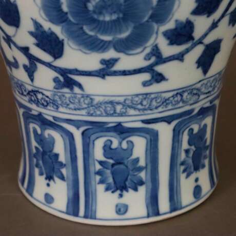 Blau-weiße Vase in Meiping-Form - China, Porzellan, Bemalung… - Foto 5