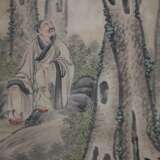 Chinesisches Rollbild - Gelehrter unter einem mächtigen Baum… - фото 2