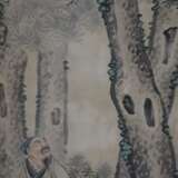 Chinesisches Rollbild - Gelehrter unter einem mächtigen Baum… - Foto 6