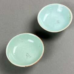 Ein Paar Schälchen - China, späte Qing-Dynastie, Porzellan m…