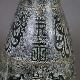 Steinvase - China, schlanker "Yu hu chun ping"-Typus, Kalkst… - Foto 6