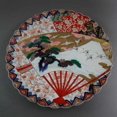 Große Imari-Platte - Japan, Meiji-/ Taishō-Zeit, Porzellan,… - Foto 1