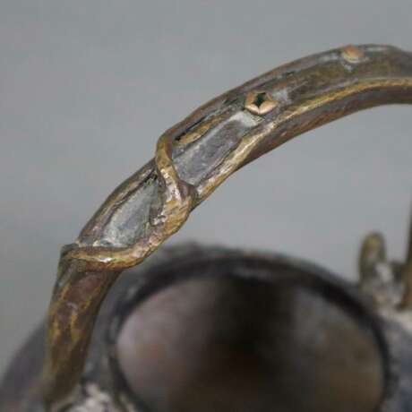 Tetsubin - Japan, Kupfer-/ Bronzelegierung, gedrückt kugelig… - фото 3