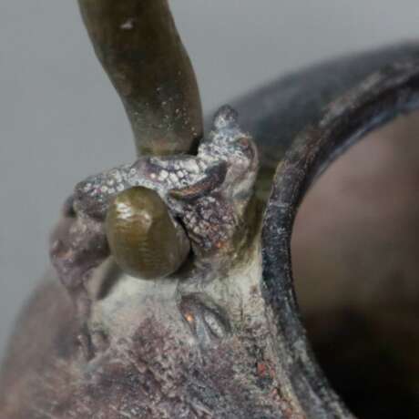 Tetsubin - Japan, Kupfer-/ Bronzelegierung, gedrückt kugelig… - фото 5