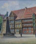 Каталог товаров. Unbekannte/r Künstler/in - Alt-Braunschweig: Burg mit Handwe…