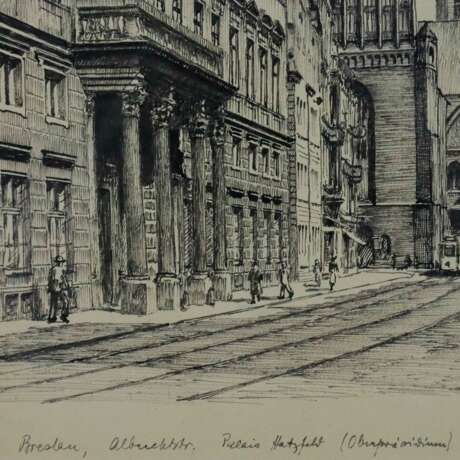 Hausdorff - Albrechtstraße in Breslau mit Polizeipräsidium (… - фото 4