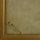 Beaton, C. (20. Jh.) - Portrait eines Bernhardiners, Öl auf… - фото 5