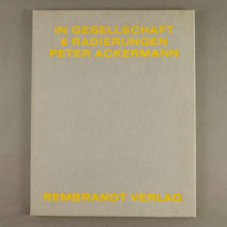Ackermann, Peter (1934-2007) - "In Gesellschaft", Mappe mit… - Foto 2