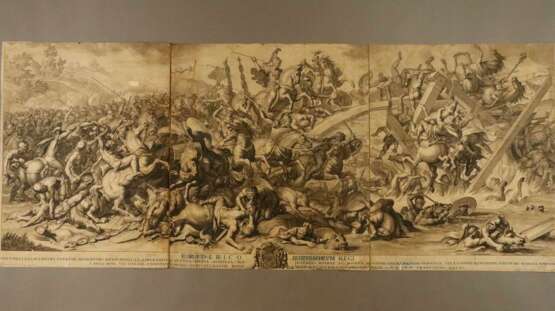 Audran, Gerard: (1640 Lyon - Paris 1703) - Leporello mit dre… - photo 1
