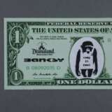 Banksy - "Dismal 1 Dollar Canvas" mit "Keep it real"-Motiv,… - фото 2