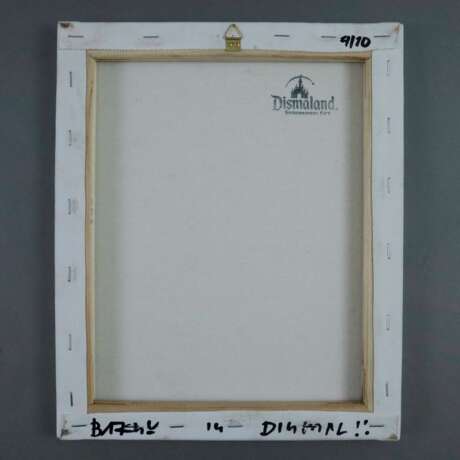 Banksy - "Dismal Canvas" mit Motiv "Welcome to Hell", 2015,… - photo 6