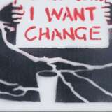 Banksy - "Dismal Canvas" mit Motiv "Keep Your Coins, I Want… - Foto 3