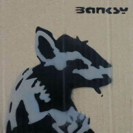Banksy - "Ratte mit Säge", 2015, Souvenir aus der Ausstellun… - фото 2