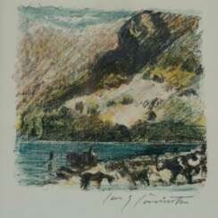 Corinth, Lovis (1858 Tapiau - Zandvoort 1925) - "Bergsee" au…
