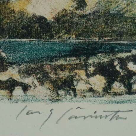 Corinth, Lovis (1858 Tapiau - Zandvoort 1925) - "Bergsee" au… - Foto 4