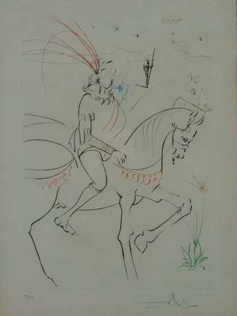 Dalí, Salvador (1904 Figueras -1989 ebenda) - "Viviane et La… - фото 1