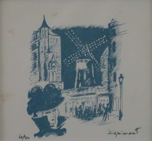 Dignimont, André (1891-1965) - „Au Moulin Rouge - La muse ga… - фото 1