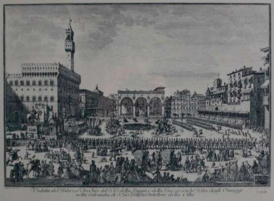 Zocchi, Giuseppe (1716 -Florenz-1767, nach) - „Veduta del Pa… - photo 1