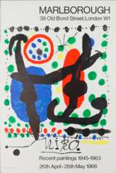 Miró, Joan (1893-1983) - Ausstellungsplakat, Marlborough, Lo…