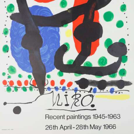 Miró, Joan (1893-1983) - Ausstellungsplakat, Marlborough, Lo… - photo 3