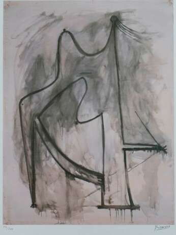 Picasso, Pablo (1881 Malaga -1973 Mougins, nach) - Abstrakte… - Foto 1