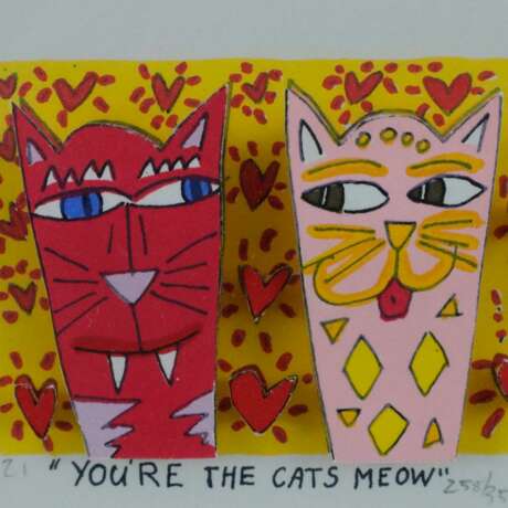 Rizzi, James (1950-New York-2011) -"You're the Cats Meow", 1… - photo 2