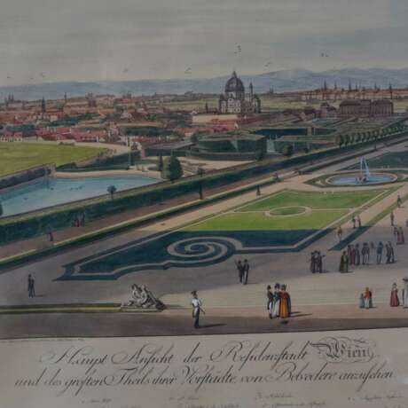 Schütz, Carl (1745-1800) - "Haupt Ansicht der Residenzstadt… - Foto 5