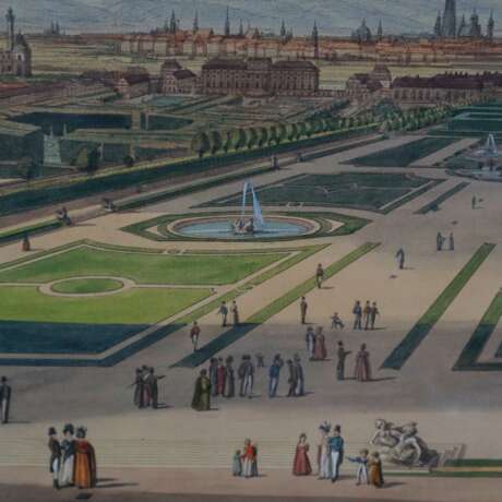 Schütz, Carl (1745-1800) - "Haupt Ansicht der Residenzstadt… - Foto 6