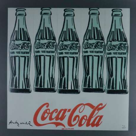 Warhol, Andy (1928 Pittsburgh - 1987 New York, nach) - "Coca… - фото 4