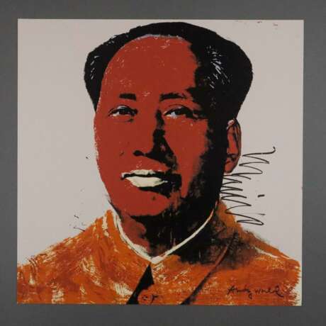 Warhol, Andy (1928 Pittsburgh - 1987 New York, nach) - "Mao"… - фото 4