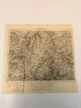 Großer Posten Karten / Landkarten / Kolonialkarten / Wanderkarten / Gefechtskarten. Raritäten, 19. und 20. Jahrhundert - фото 12