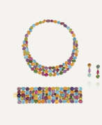 Turmalin. BULGARI SUITE OF MULTI-GEM 'ALLEGRA' JEWELLERY