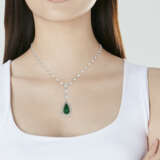 NO RESERVE | ADLER EMERALD AND DIAMOND NECKLACE - фото 2