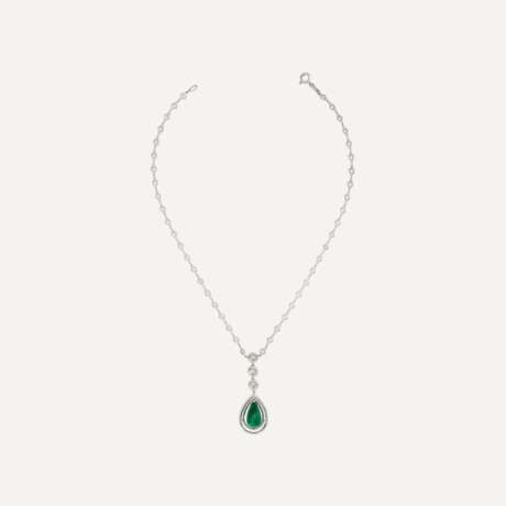 NO RESERVE | ADLER EMERALD AND DIAMOND NECKLACE - фото 3
