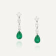 CARTIER EMERALD AND DIAMOND EARRINGS - Auction prices