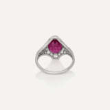 NO RESERVE | ART DECO RUBY AND DIAMOND RING - photo 4