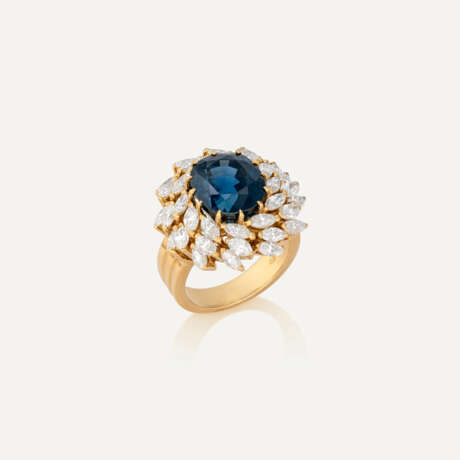 NO RESERVE | SAPPHIRE AND DIAMOND RING - фото 3