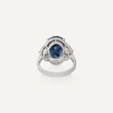 SPINEL AND DIAMOND RING - photo 4