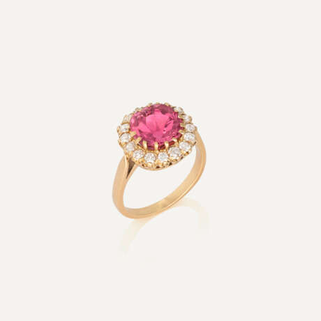 NO RESERVE | SPINEL AND DIAMOND RING - Foto 3
