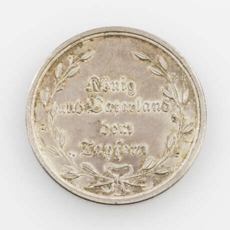 Württemberg - Silberne Ehrenmedaille für den Sieg am 30.März 1814 bei Paris, - фото 2