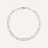 NO RESERVE | DAVID MORRIS CULTURED PEARL AND DIAMOND NECKLACE - photo 1