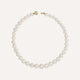 NO RESERVE | DAVID MORRIS CULTURED PEARL AND DIAMOND NECKLACE - фото 3