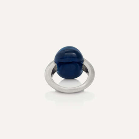 NO RESERVE | COATED SAPPHIRE RING - photo 4